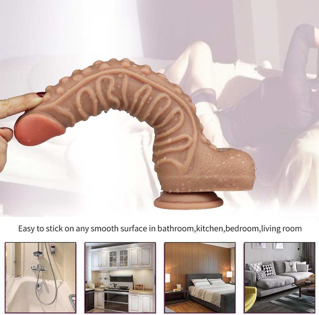 Realistischer Silikondildo mit Saugnapf Riesiger gefälschter Schwanz Großer Penis Dildos Sexspielzeug für Frauen Männer Anal Butt Plug Erotik für Erwachsene