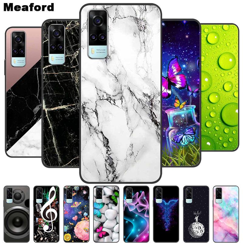 Pro vivo Y33 Pouzdro Mramorové Měkký Silikonový Zadní Kryt pro Vivo Y33 Y33S Y33T Kryt Telefonu pro Vivo Y 33 S Y33 T Coque Funda Nárazník