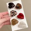 New 3.5Cm Small Hair Claw Acetate Hair Crabs for Girls Cute Heart Shaped Hairclips Women Hair Accessories Hairpins Clips