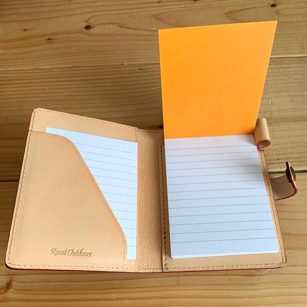 Roost Outdoors Genuine Leather Memo Cover for Rhodia No. 12