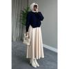 Scuba Skirt Beige