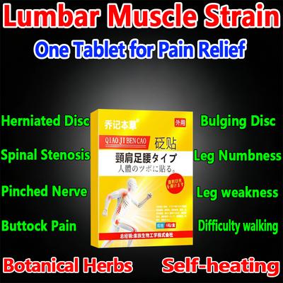 Lumbar Heating Plaster, Indicated for Lumbar Weakness, Numbness and Pain.