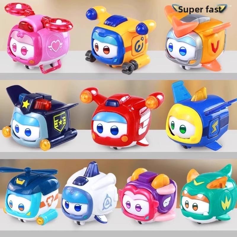 Lets Go Super Wings Pet Robots With Flashing Lights And Diy Control For Kids