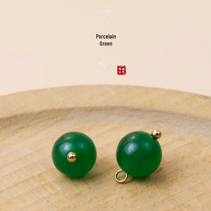 

Hengmeihe Cheongsam Jade Flower пуговицы из бисера - ретро-аксессуары ручной работы Hanfu