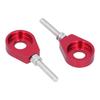 2 st 0,5 tum Kedjespännare Justeringsskruvar Aluminium Universella för Motorcyklar Mountainbikes