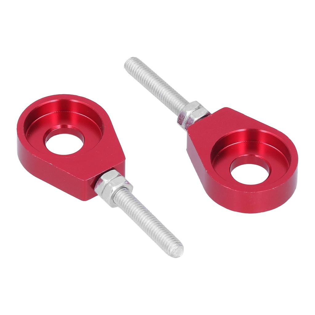 2 st 0,5 tum Kedjespännare Justeringsskruvar Aluminium Universella för Motorcyklar Mountainbikes