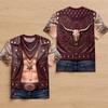 Men's Creative Summer Muscle Pattern T-Shirt