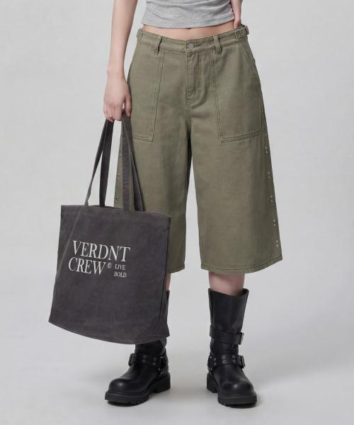 Verdnt Logo Canvas Eco Bag [Charcoal]