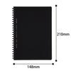 KOKUYO Soft Ring 70 Notebook, Business, Sheets, A5, Grid, Black, SU-SV437S5-D