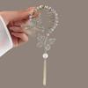 Women's Tassel Rhinestone Hair Clip Exquisite Glitter Maruko Headband Hair Clip  Valentine's Day Gift For Girlfriend Wife