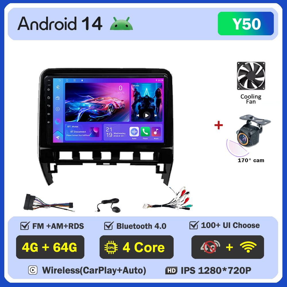 For Nissan Serena 5 V C27 2016 - 2021 Car Radio Player Car Carplay Screen Autoradio Mirror Link Car Intelligent Systems 8 Core