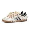adidas Originals SAMBA OG Essence Of The World, Farewell Poem Cushioning Low Top Skateboard Shoes Unisex ID0478(Team1173-)