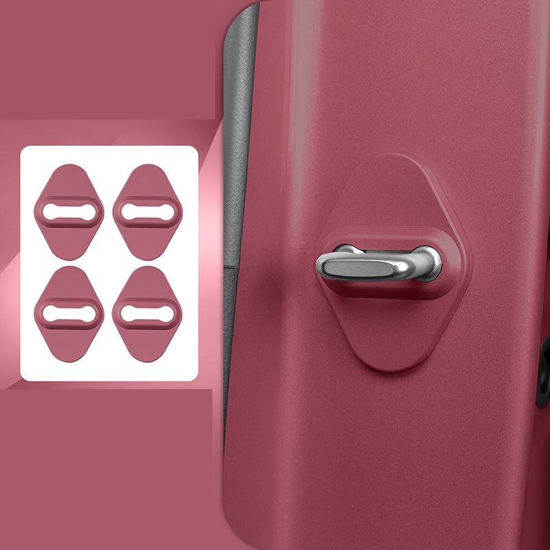For Xiaomi YU7 2025-2026 Door Lock Cover Door Rust Protection Cover Anti-scratch and Shock-absorbing Pad Automobile Supplies