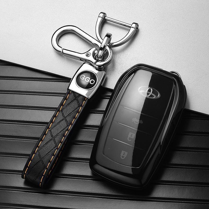 Transparent Toyota Keychains for Camry, RAV4, Crown, and Corolla Cars