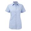 Russell Womens/ladies Herringbone Short Sleeve Work Shirt