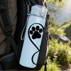 1PC Paw Heart Infinity Love Graphic,750ml Color Plastic Sports Water Bottle,Leakproof Flip Straw Lid,Suitable for Sports Office Home Use