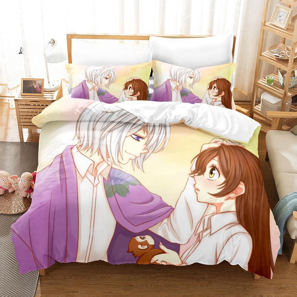 New Kamisama Kiss Tomoe Bedding Set Single Twin Full Queen King Size Bed Set Adult Kid Bedroom Duvet Cover Sets 3D Print Anime