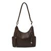 2025 Korean Fashion Large Capacity Crossbody Tote - Retro Autumn/Winter Women's Bag