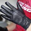 1pair Men's PU Leather Winter Autumn Driving Keep Warm Gloves Fleece Tactical Gloves Black Outdoor Sports Waterproof Mitten