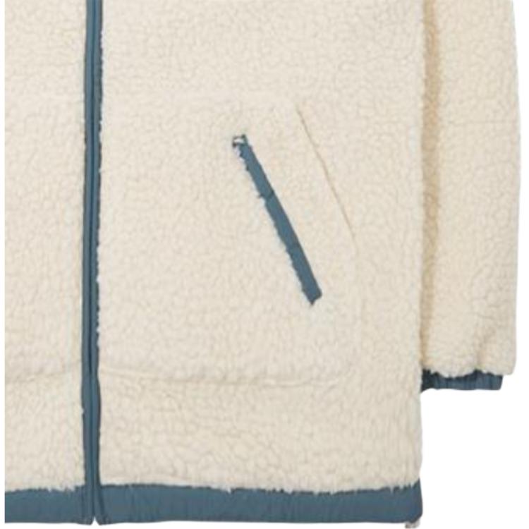 New Era X MLB Collaboration FW23 Los Angeles Dodgers Thick Back Letter Pattern Stand Collar Long Sleeve Fleece Jacket Unisex Jackets Ivory 13789225