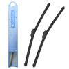 Wiper Pro® Water-Repellent Silicone Wipers, 600mm + 400mm, Set of 2 / Replaceable Blades, Aero Wiper [C60-40]*