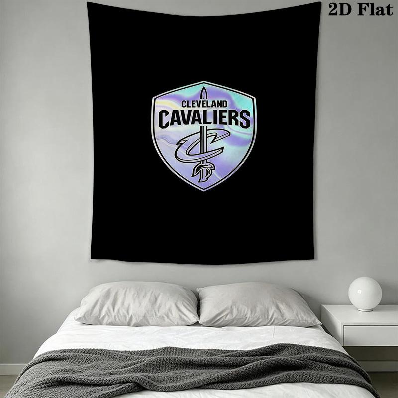 Cleveland Cavaliers Basketball Fabric Threepiece Set 1 Duvet Cover 2 Pillowcase Without Core Christmas Birthday Gift