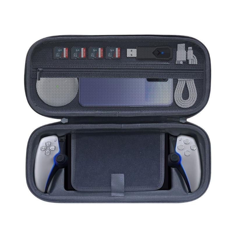 Storage Bag Travel Case for PS Portal Anti-Scratch Waterproof Game Machine Host Handbag Protector Case with Inner Pocket