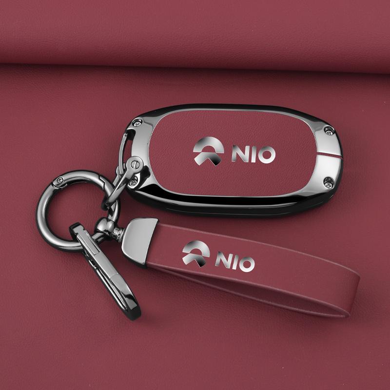 NIO ES6/ES7/ET7/ET5 Creative Metal Keychain for Men & Women - Car Pendant/Bag Charm.