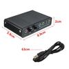 6 Channel USB 5.1 Optical S/PDIF 2 External Audio Sound Card Adapter