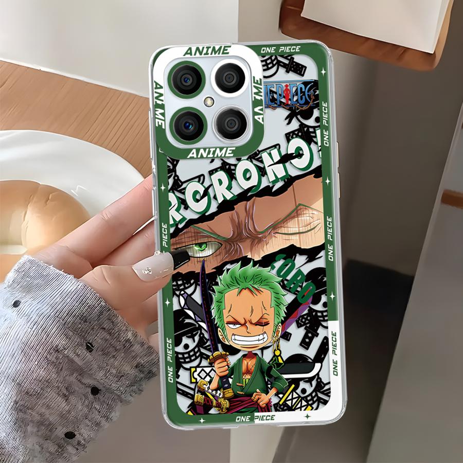 Etui One Piece Luffy do Honor X9a X9b X8 X8a 90 Lite X8b X7b Przezroczyste Etui na Telefon