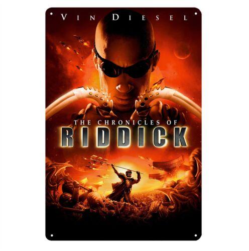 s1The Chronicles Of Riddick Movie Metal Poster Tin Sign 20x30cm Plate aluminum 20x30cm
