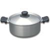 Stainless Steel Shallow Pot 22cm Stove Made In Can Be Used In Combination with the 23cm Perforated Dishwasher Matte Double-Handled (Gas