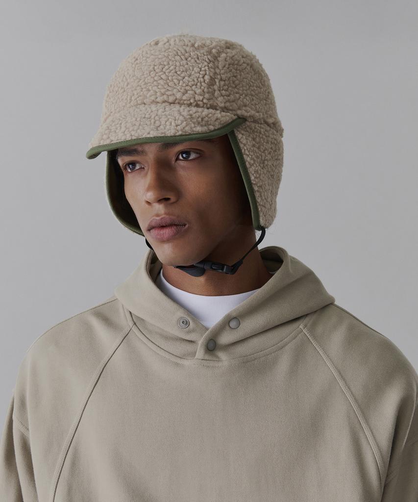 MUSINSA STANDARD [City Leisure] Cn Reversible Cargo Trooper Hat [Khaki]