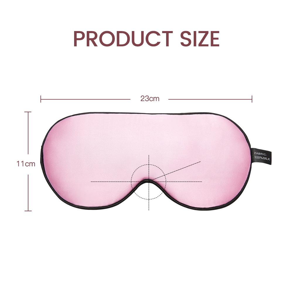 100% Maulbeerseide Schlafmaske?Für?Frauen Männer Weiche Augenklappen Naturseide Gesichts-Satinmaske Schlafkomfort Augenabdeckung High Ends