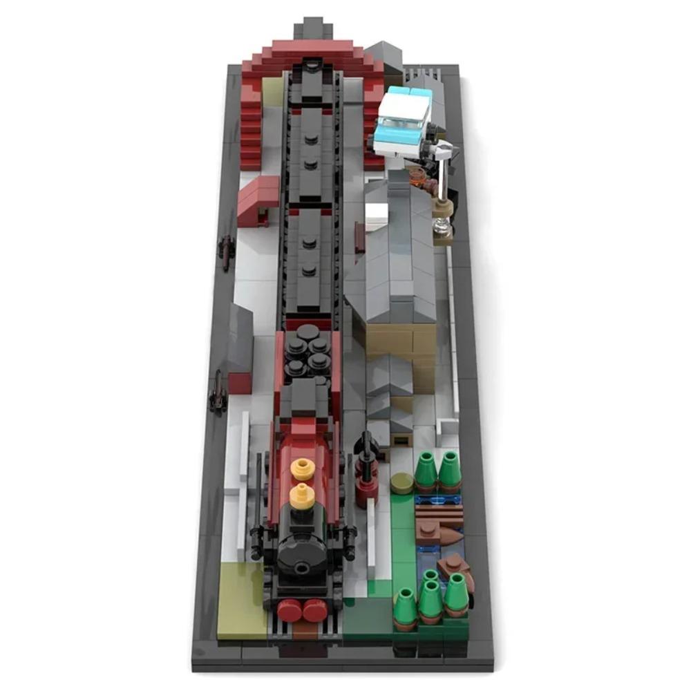 City Skyline MOC Back to the Future Fairy Tale Magic Castle House Movie Architecture Building Blocks City Toys Tourist souvenir