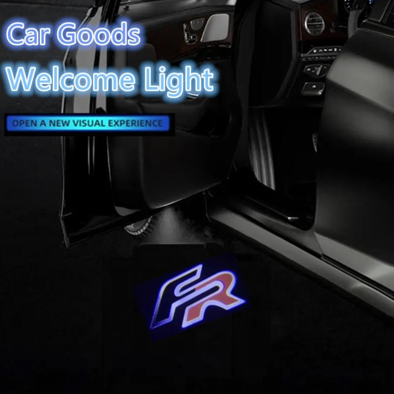 LED Auto Tür Willkommens-Laser-Logo-Projektor Geister Schatten Licht Für Seat Leon 1 2 3 Ateca Ibiza 6J Exeo Cordoba FR MK3 Toledo
