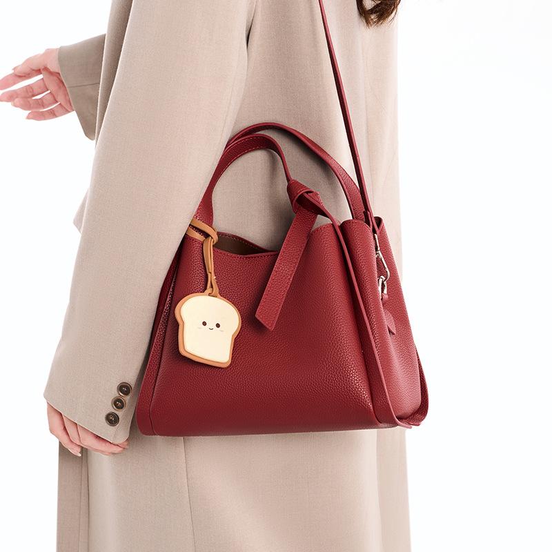 

2025 new niche design high-end sense simple large-capacity vegetable basket bag versatile commuter shoulder bag oblique span bag