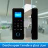 Fingerprint Glass Door Lock Bluetooth Sliding Glass Door Smart Lock Electronic Rfid Card Lock Hahalock APP Control