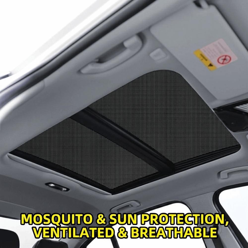 Anti Dust Sunroof Mosquito Net Breathable Sunshade Screen Mosquito Net Screen  Vehicle Sunroof