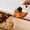 High Borosilicate Glass Sage Kettle - Temperature Resistant Tea & Water Separation Electric Ceramic Stove Kettle.