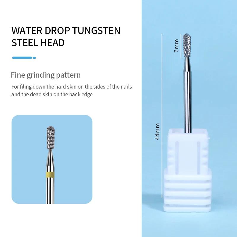 Professional Nail Drill Bits Tungsten Carbide Milling Gel Removal Cutters Set Tips Sander Heads Manicure Lathe Strawberries