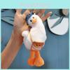 Adorable Cartoon Duck Keychain Plush Toy For Backpacks And Bags