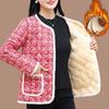 Mother's Autumn and Winter Padded Jacket, Middle-aged and Elderly Thickened Jacket, Padded Jacket and Velvet Fashion Warm Western Style Padded Jacket
