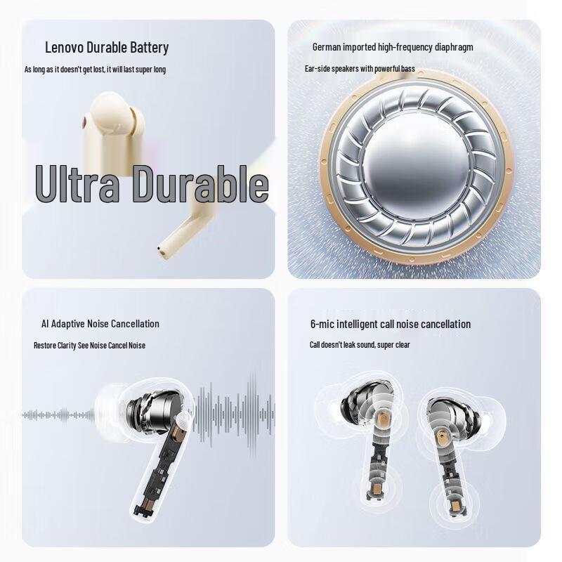 Lenovo ThinkPlus EA230p Bluetooth 5.4 Wireless Earbuds