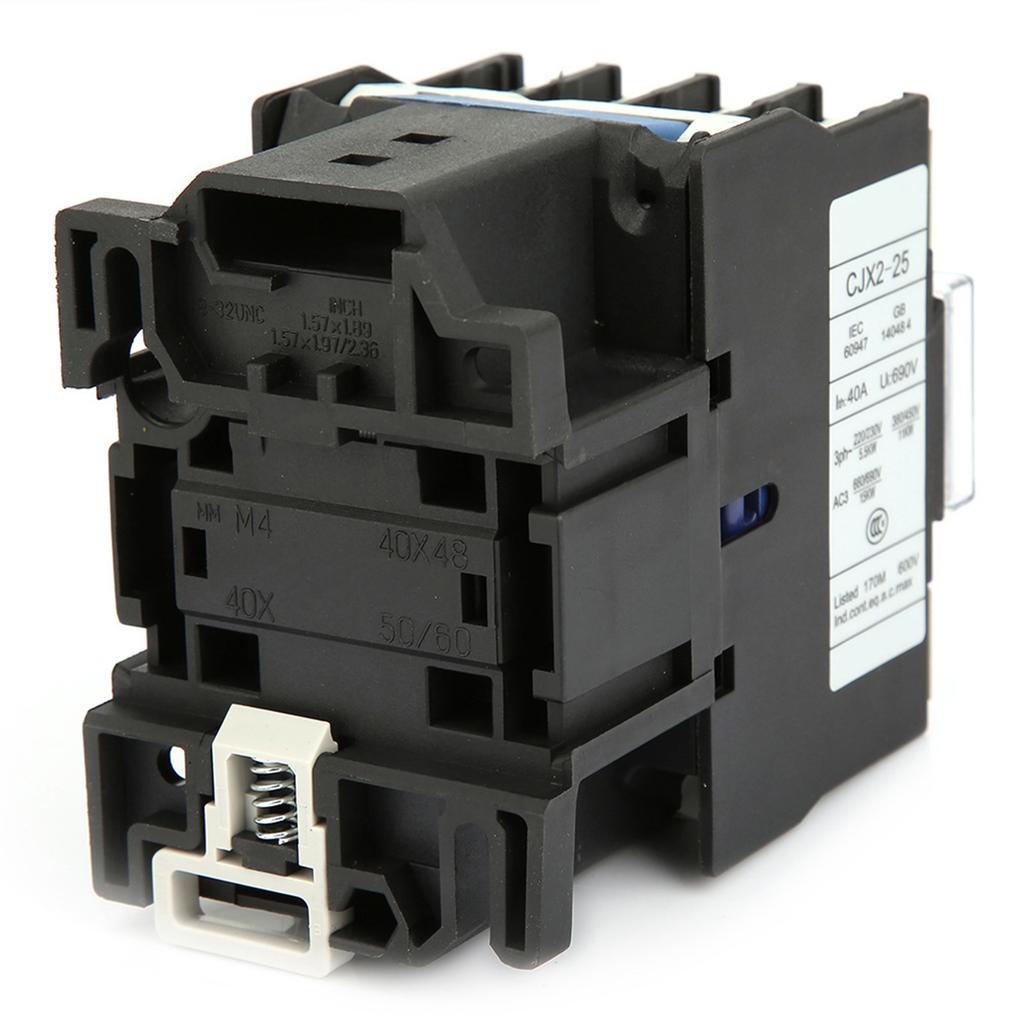 CJX2‑25 Rail Mount Contactor Industrial Electric Contactor (110VAC)