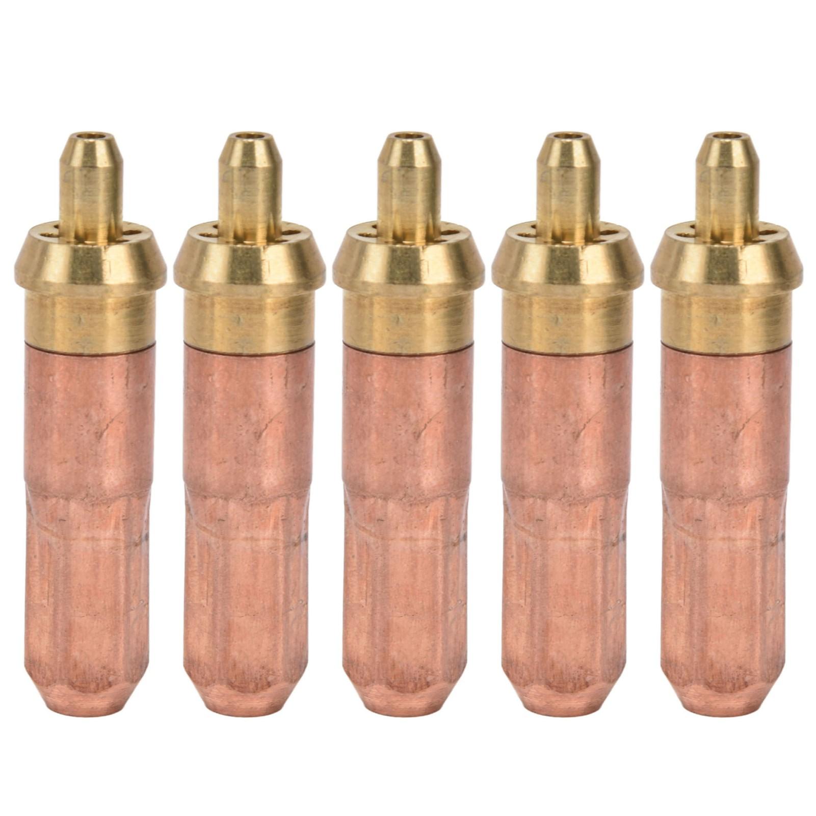 

5Pcs Propane Cutting Torch Tips Plum Ring Shape Consumables Accessories G01300 3#