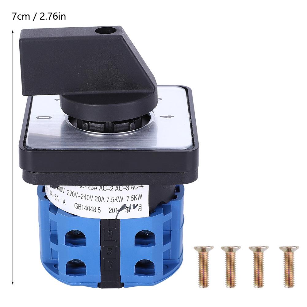 5-Position  Rotary Cam Changeover Switch CA10 0-1-2-3-4