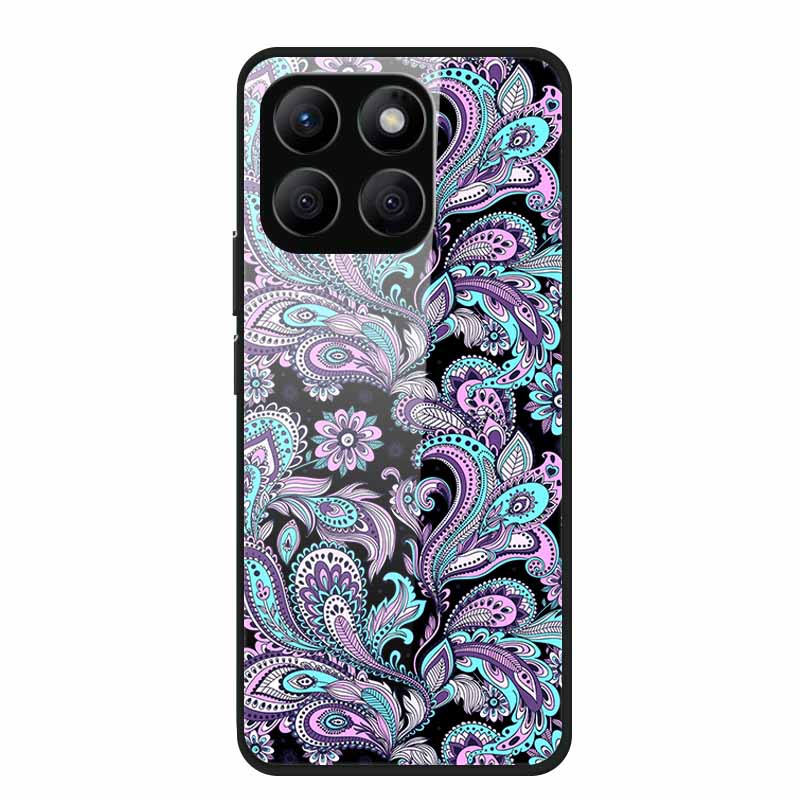 For Honor X8c Case X8 c X 8c Tempered Glass Hard Back Cover Phone Case For Honor X8c 4G Case HonorX8c X 8 c Capa Soft TPU Bumper
