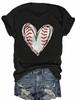 A Short-Sleeved T-Shirt, Summer Wo'S Wear, Stylish, Casual, Elegant Round Neck Creative Printed Top