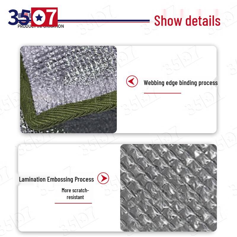 Doppelseitige Aluminiumfolien-Campingmatte
